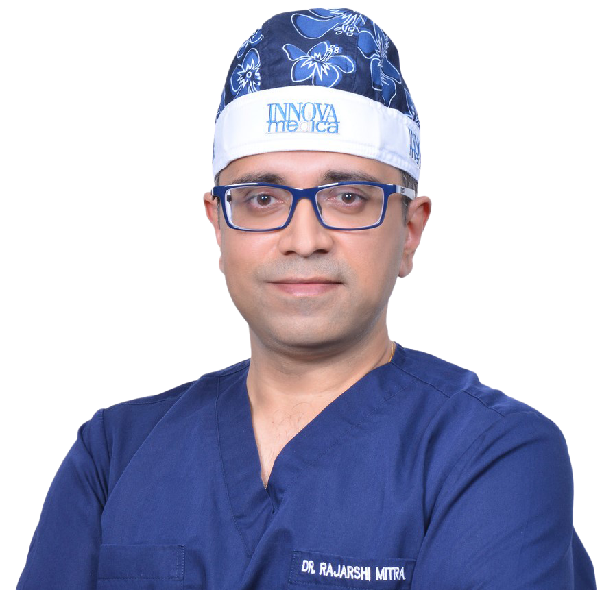 Dr. Rajarshi Mitra in the operating theatre